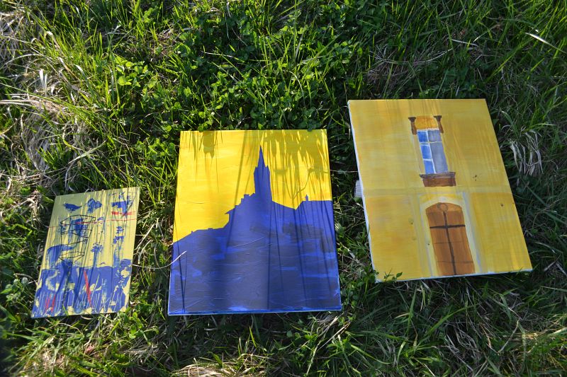 Potek likovne kolonije EX TEMPORE